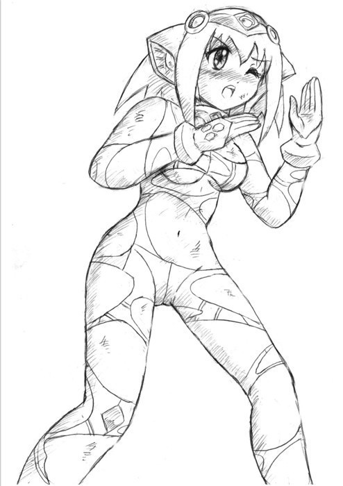 懐かしアニメの推しの戦うヒロインを描いてみた2025 with ダメージ Ver. PDF版