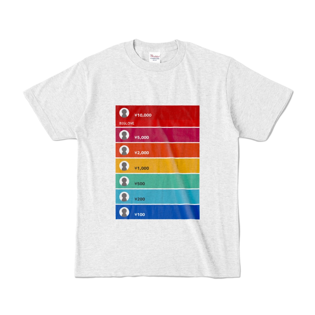 虹スパTシャツ
