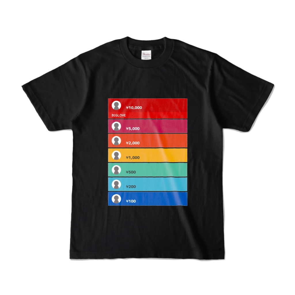 虹スパTシャツ