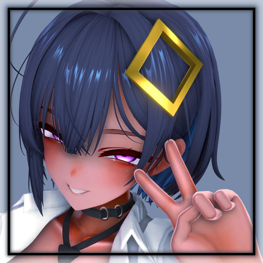 【MA対応】SquareHairpin【VRChat】