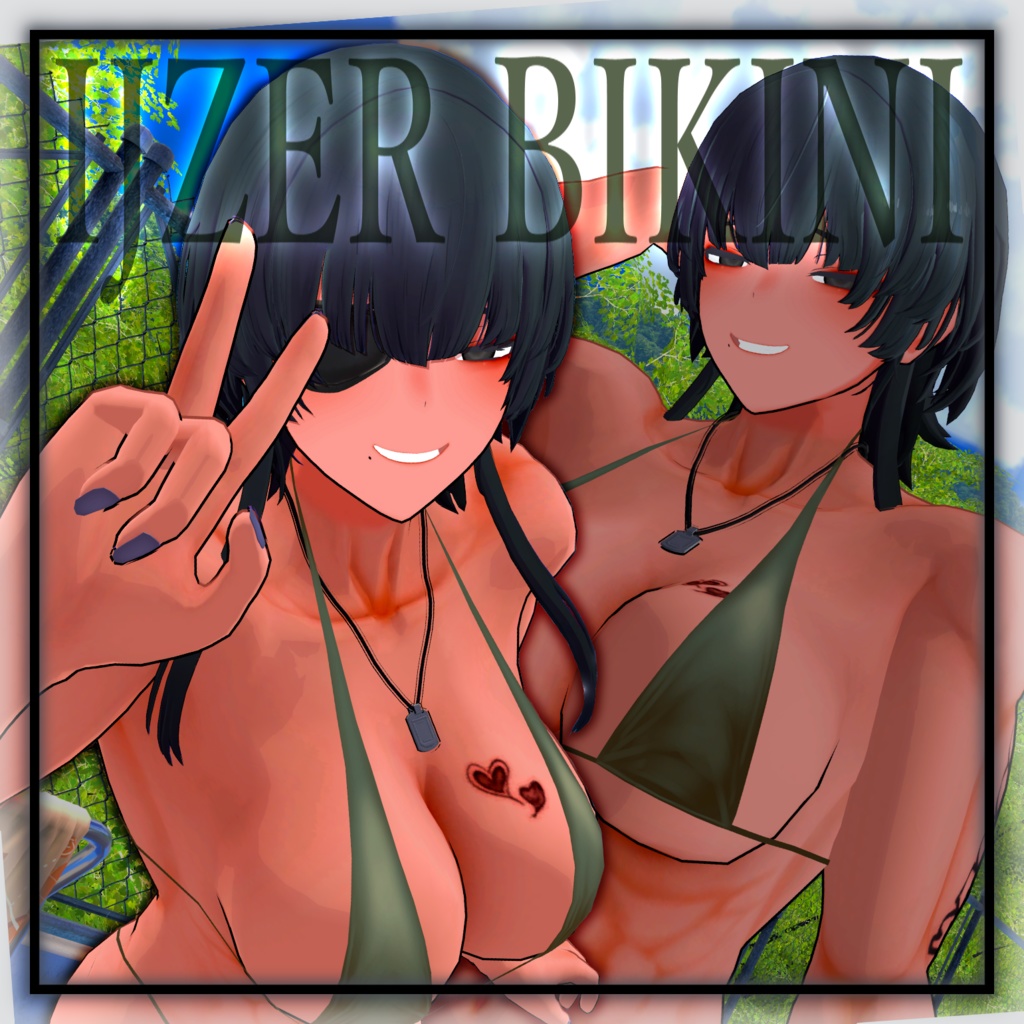 【アイザラ対応】アイザラビキニ【VRChat】【MA対応】