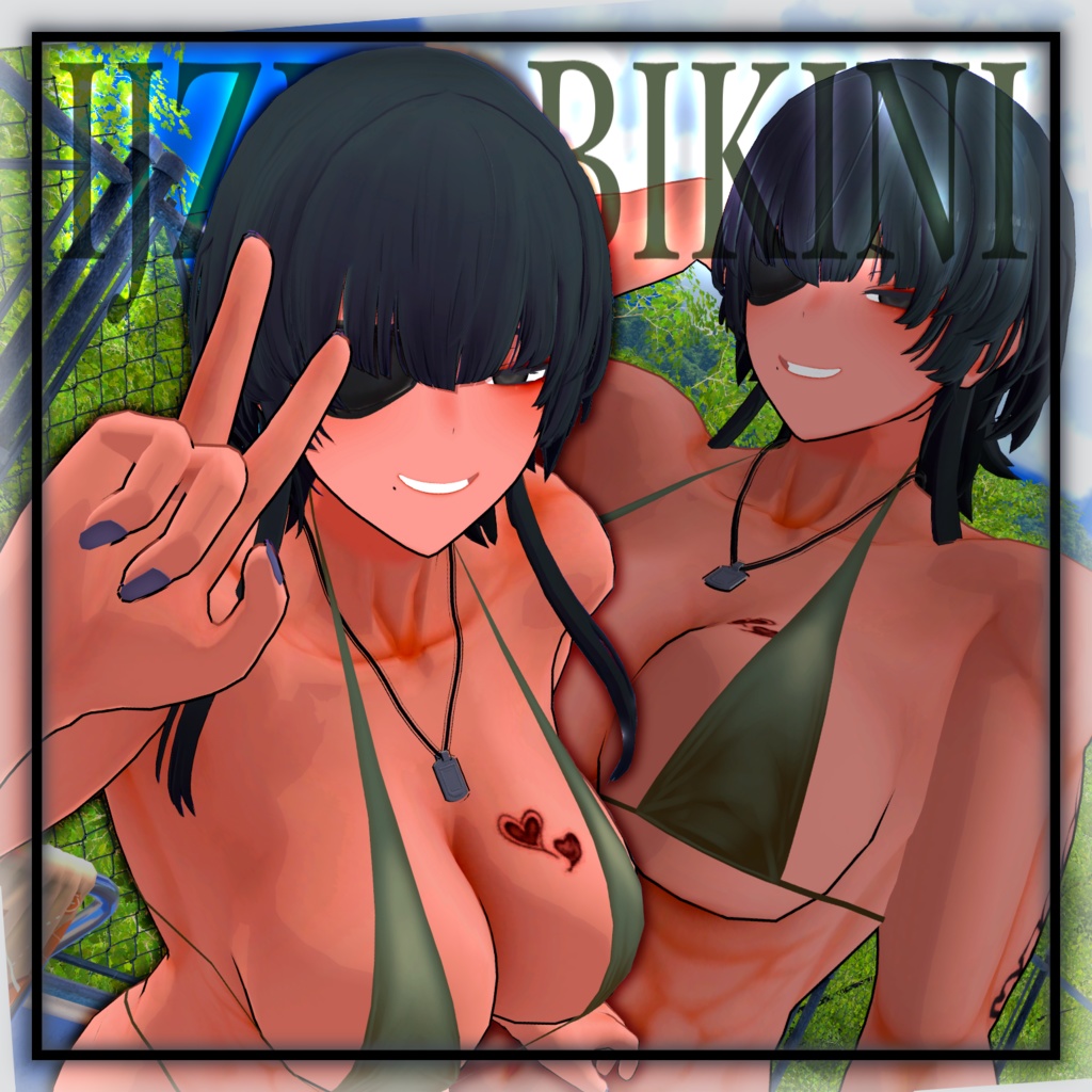 【アイザラ対応】アイザラビキニ【VRChat】【MA対応】