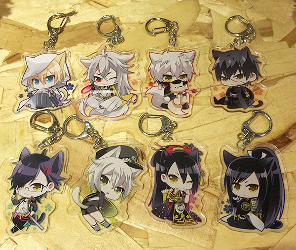 【とうらぶ】ネコみみ アクリルキーホルダー