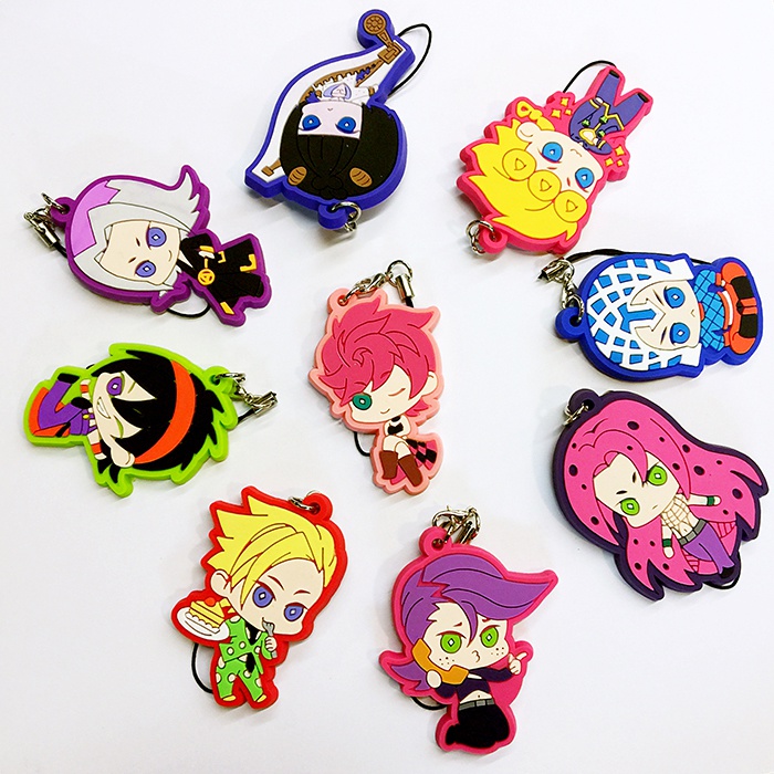 ジョジョ 護衛チーム ラバーストラップ