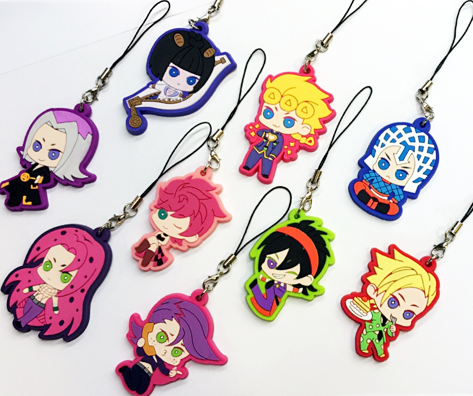 ジョジョ 護衛チーム ラバーストラップ