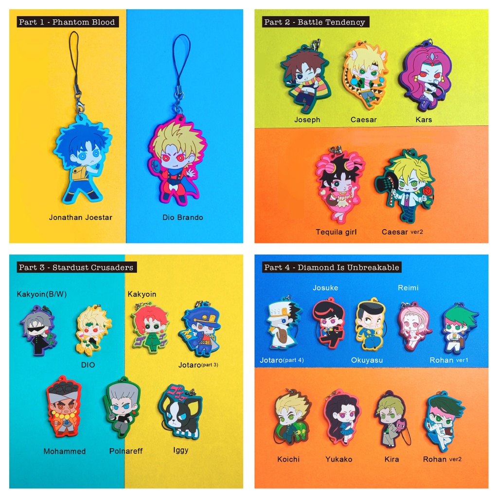 ◆ジョジョ◆ラバーストラップ