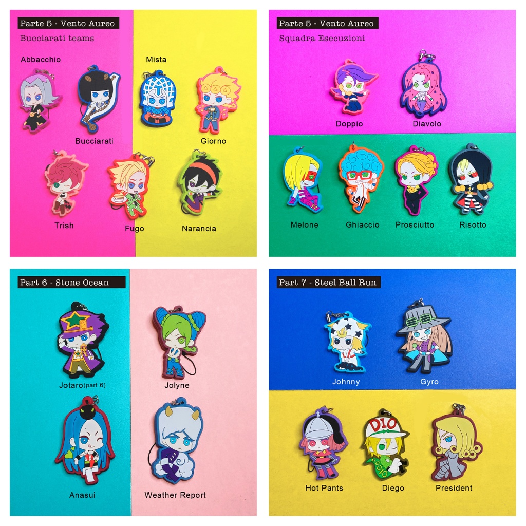 ◆ジョジョ◆ラバーストラップ