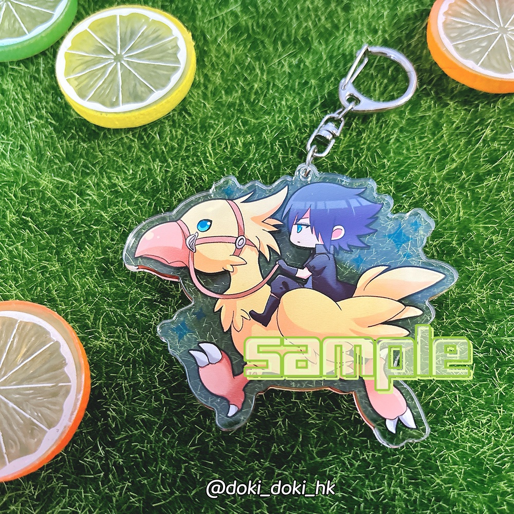 【FF15】ノクティス＋チョコボ アクリルキーホルダー　
