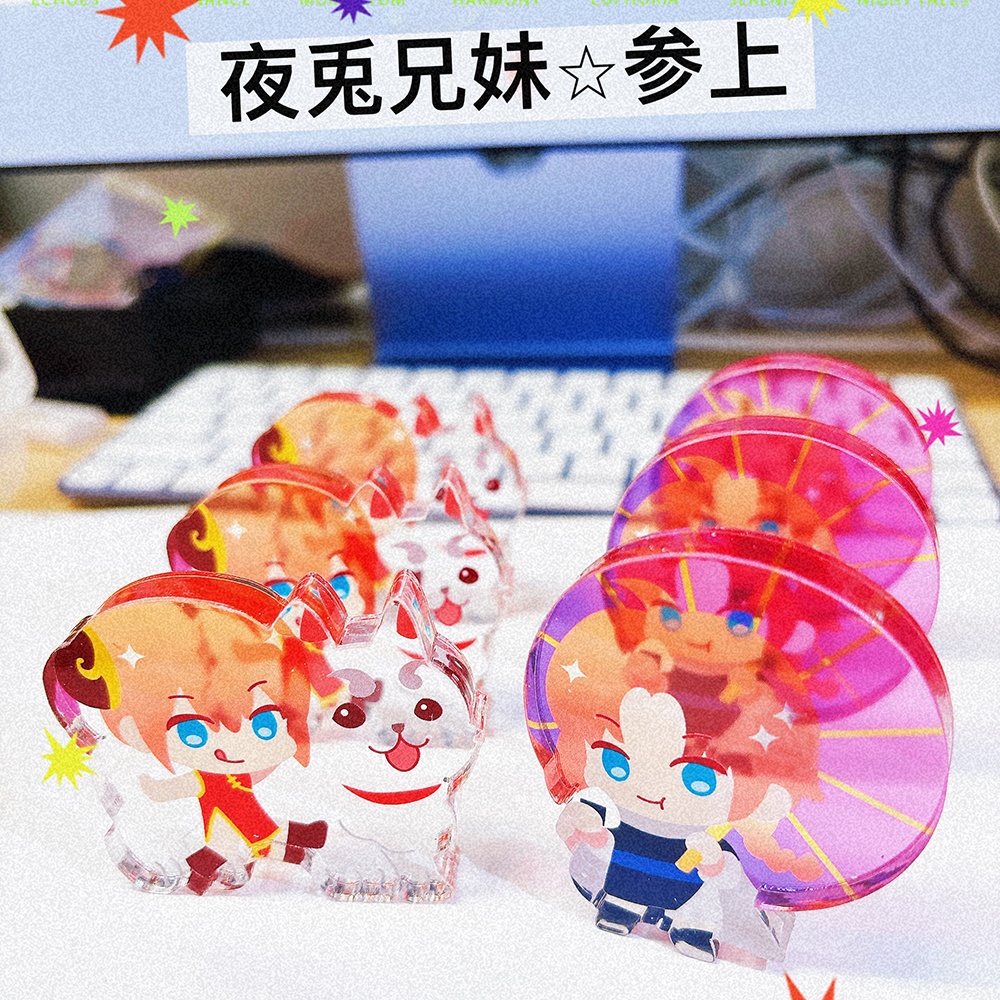 銀魂 半透明 ミニアクリルブロック