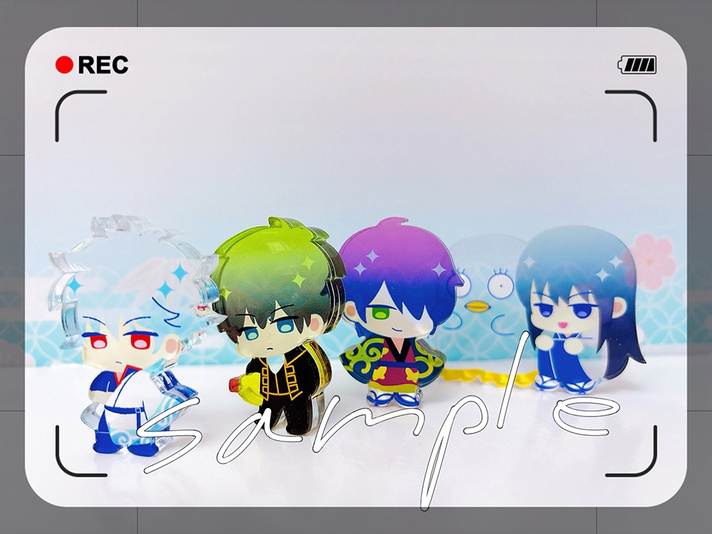 銀魂 半透明 ミニアクリルブロック