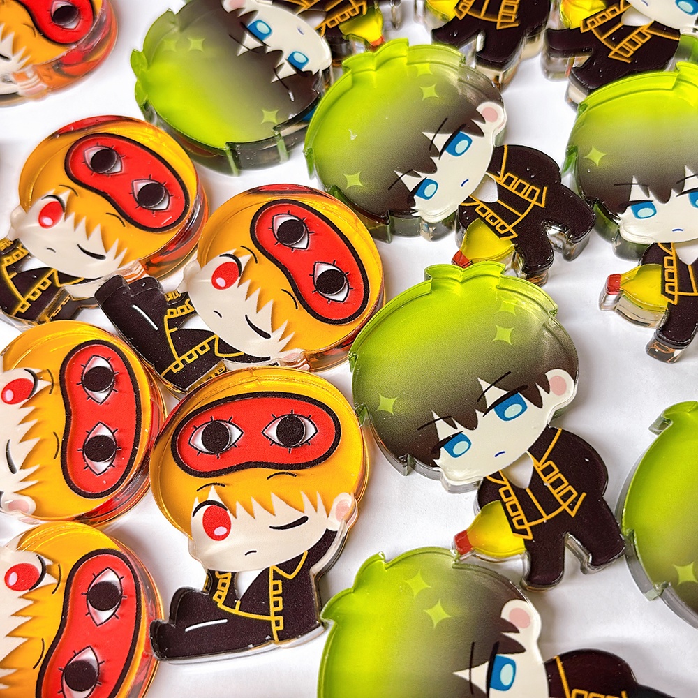 銀魂 半透明 ミニアクリルブロック