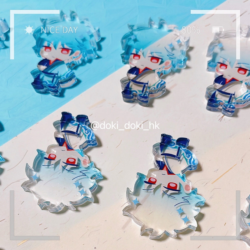 銀魂 半透明 ミニアクリルブロック