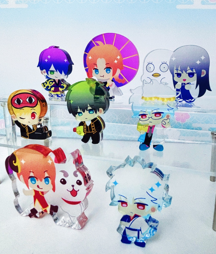 銀魂 半透明 ミニアクリルブロック