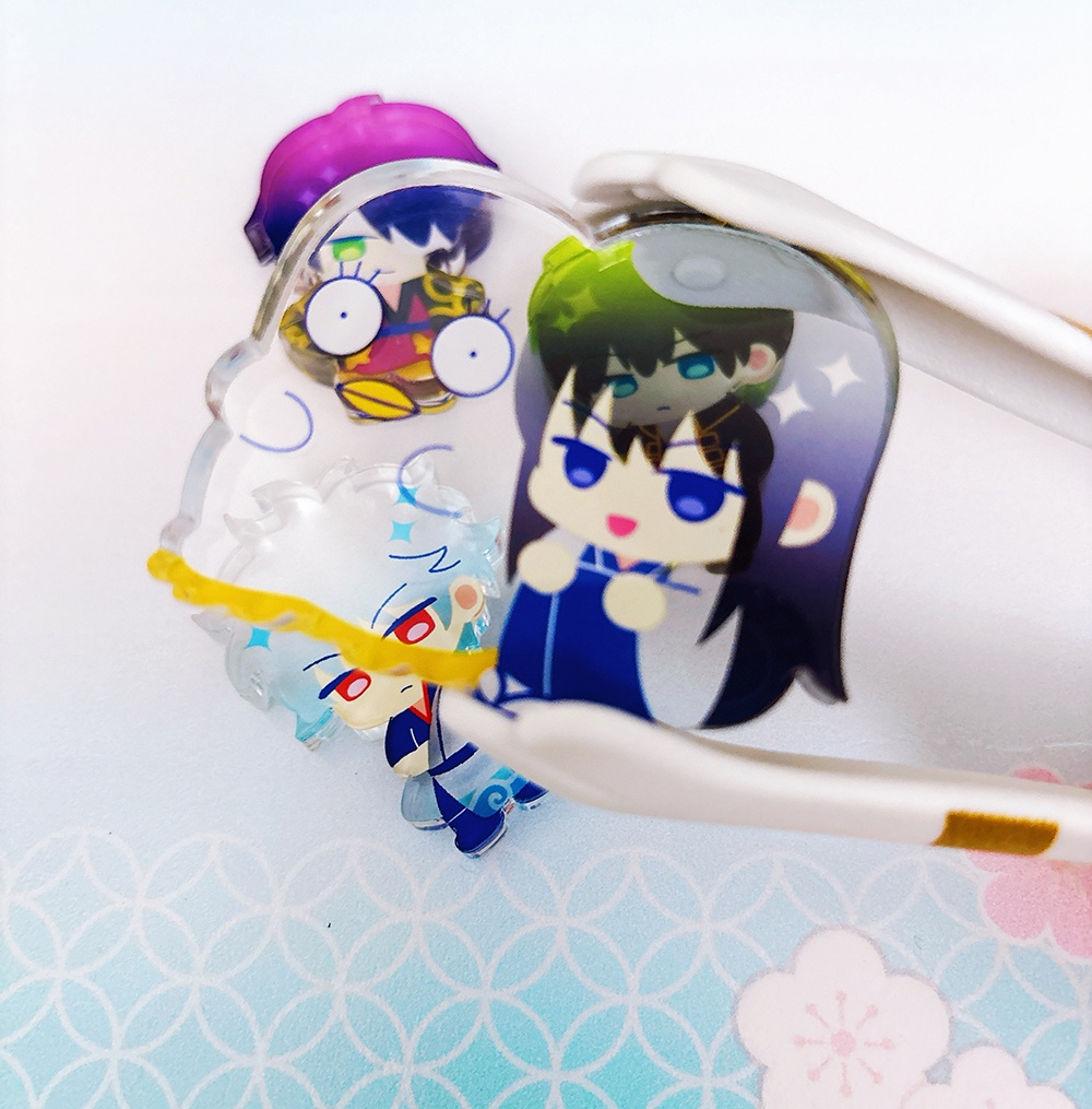 銀魂 半透明 ミニアクリルブロック