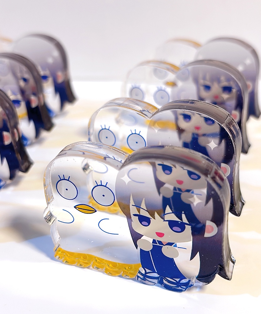 銀魂 半透明 ミニアクリルブロック