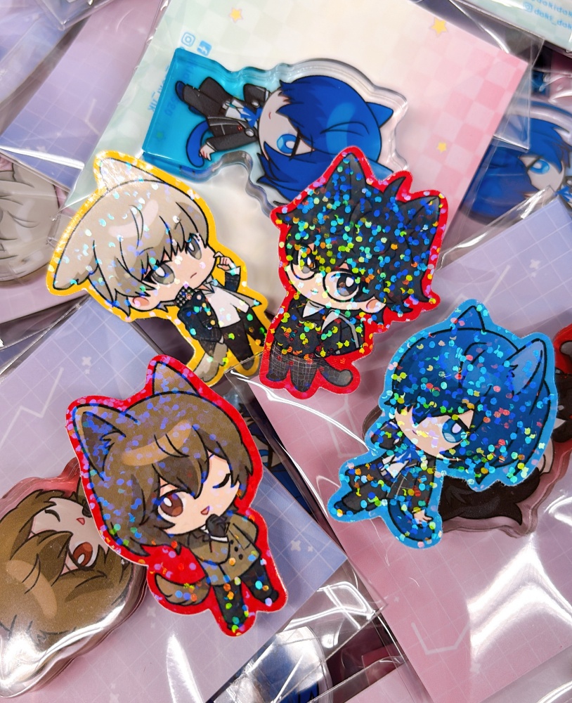 ペルソナ3/4/5 けもみみ アクキー/アクリルブロック