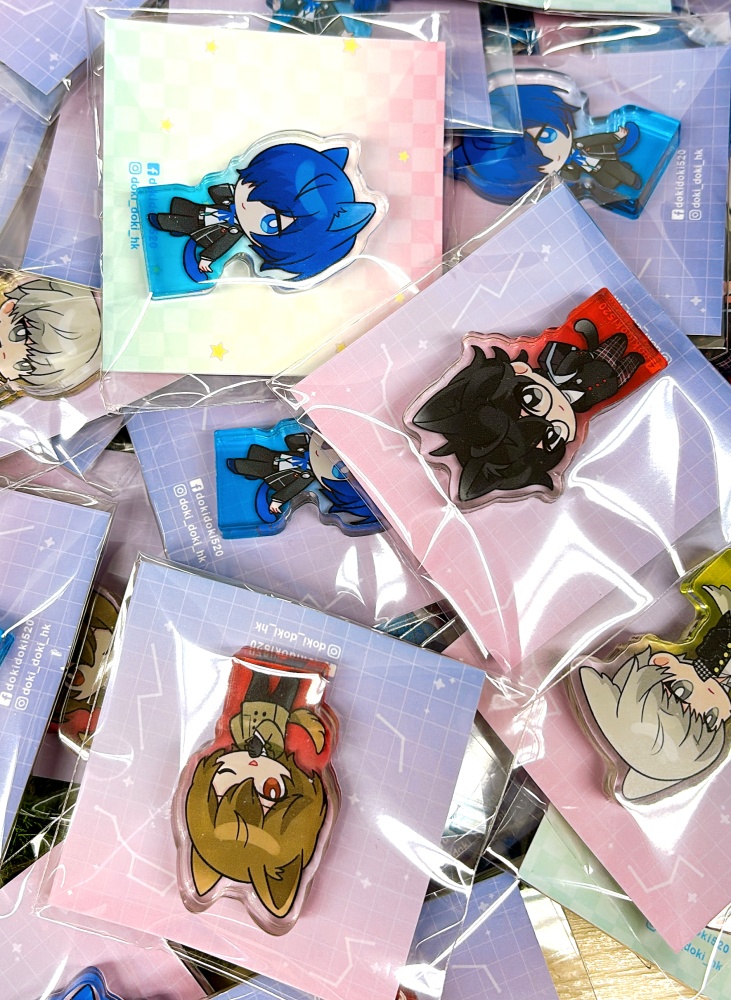 ペルソナ3/4/5 けもみみ アクキー/アクリルブロック