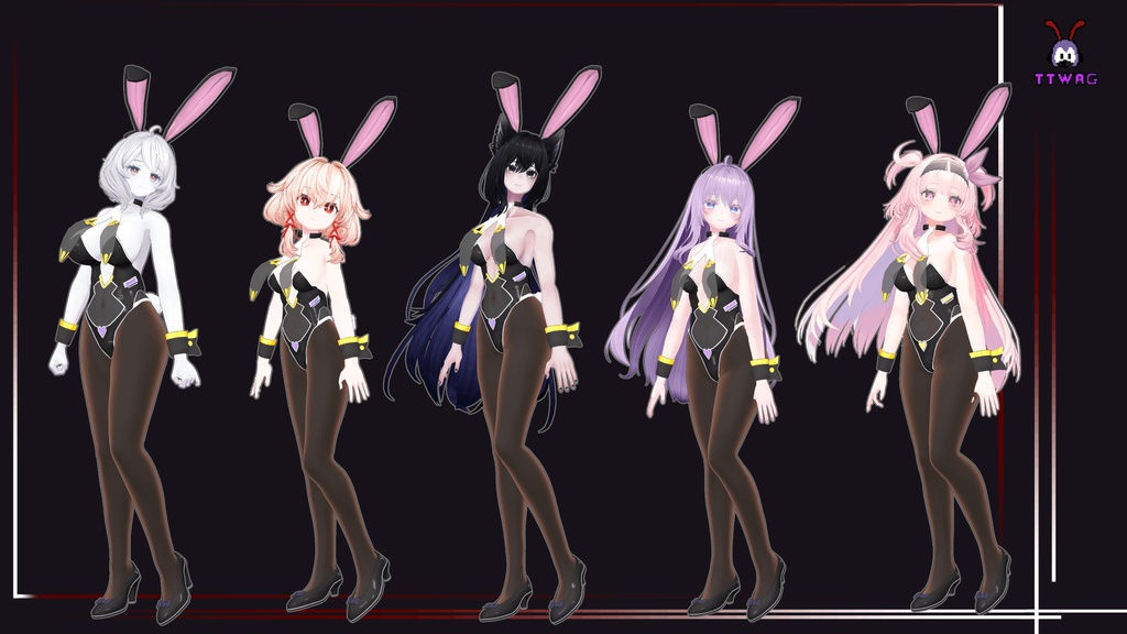 Bunny Ver D [Beryl, Lasyusha, Moe, Selestia, Ukon]