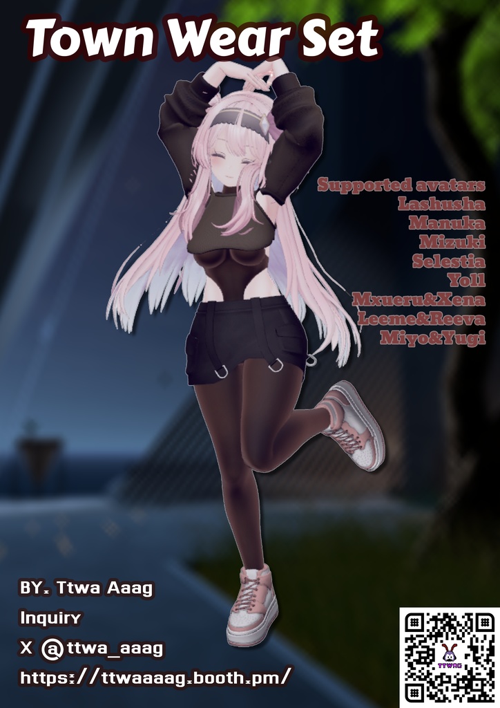 Town Wear Set [ 9 Avatar + Coming Soon ]