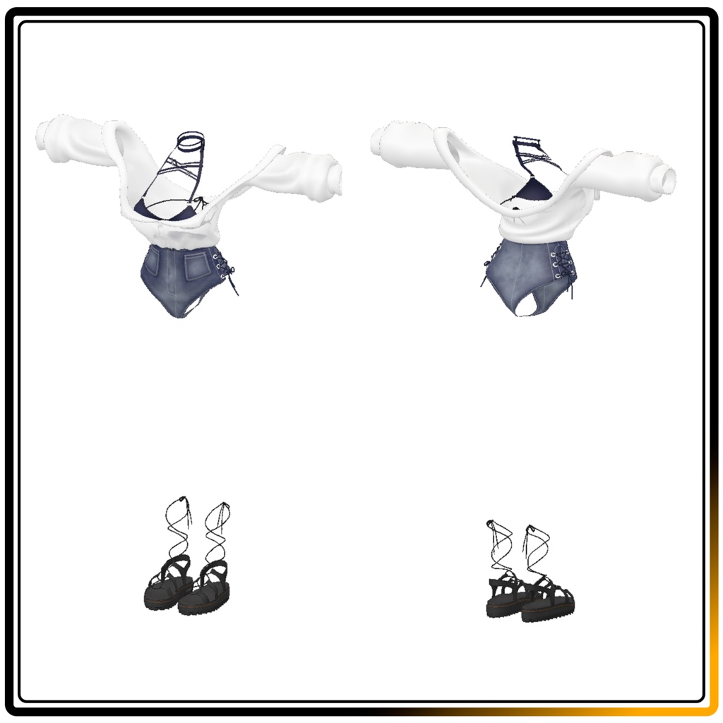 天狐ノ鬼娘 衣装3種類