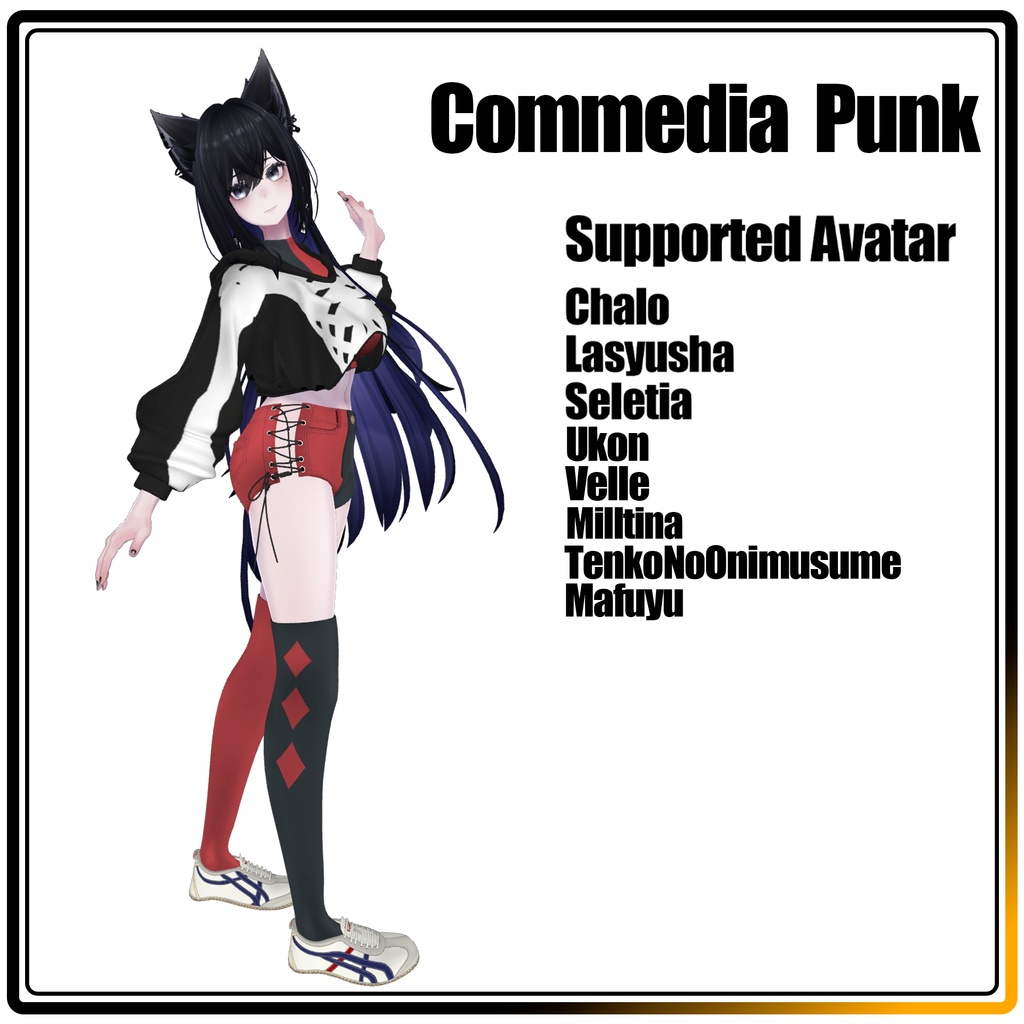 Commedia Punk Set [ 8 Avatar ]
