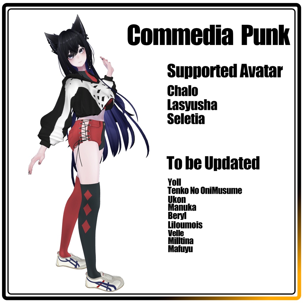 Commedia Punk Set [ 3 Avatar + To be updated 8 Avatar ]