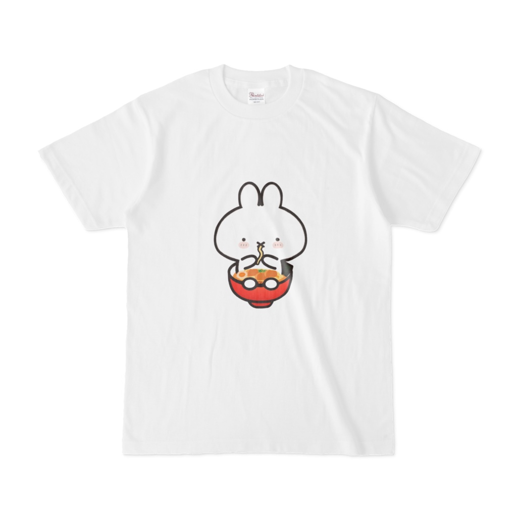 らーめんぺけうさTシャツ