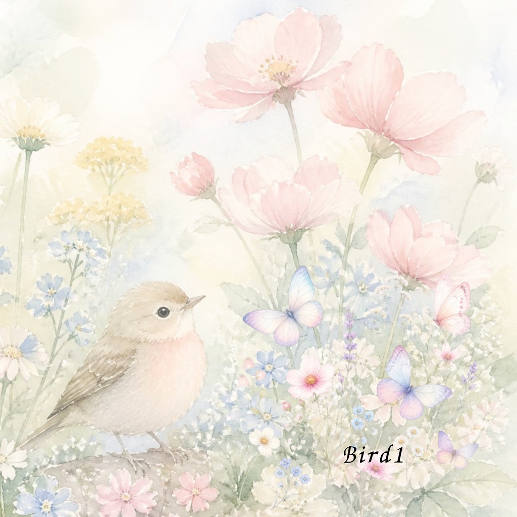 シームレスパターンBird