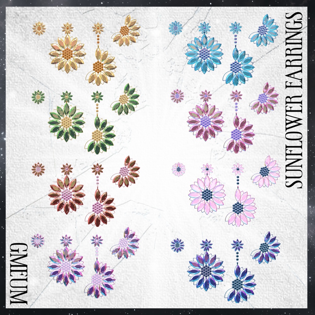 🌻Sunflower earrings🌻 ひまわりイヤリング🌻