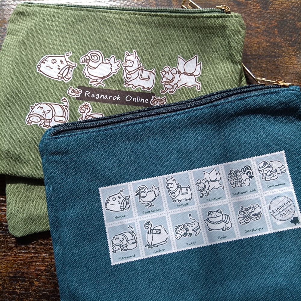 マリンブルーRO切手ポーチ