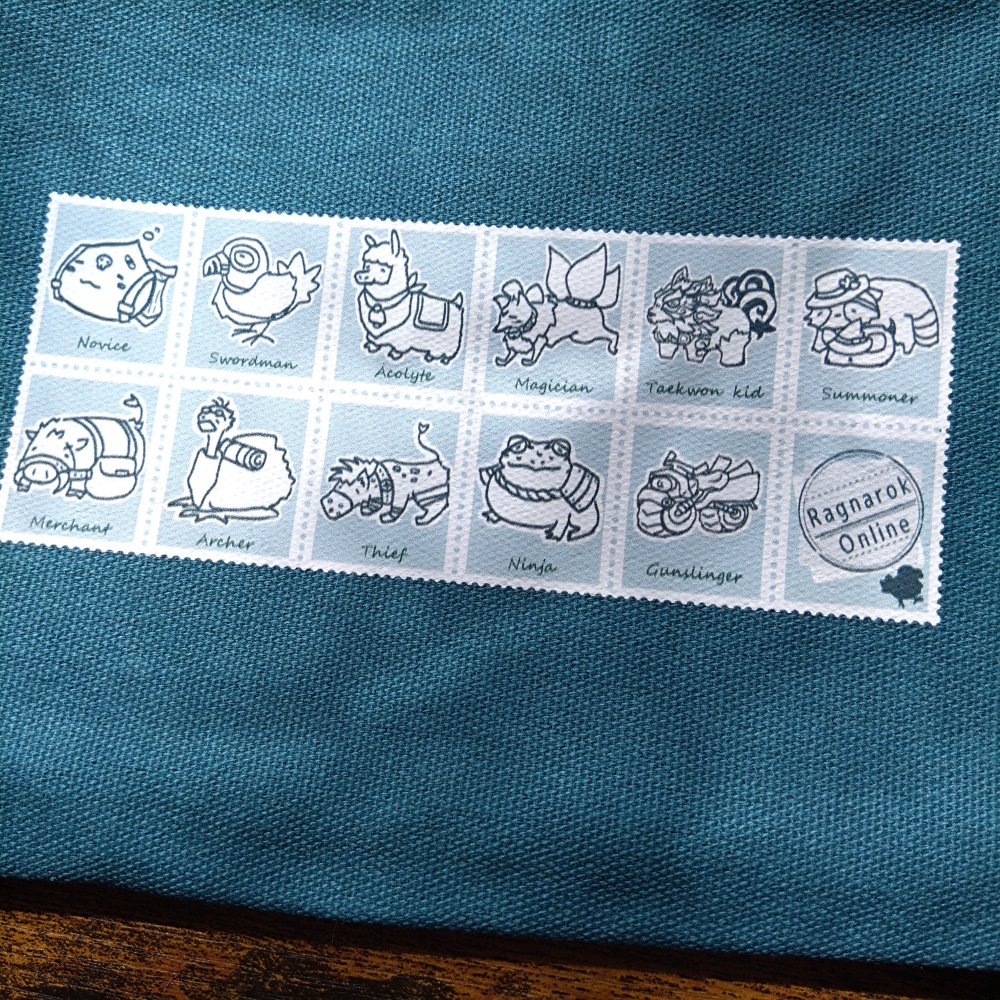 マリンブルーRO切手ポーチ