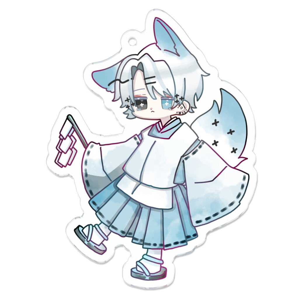 【2024ハロウィン】Htena。狐さんアクキー