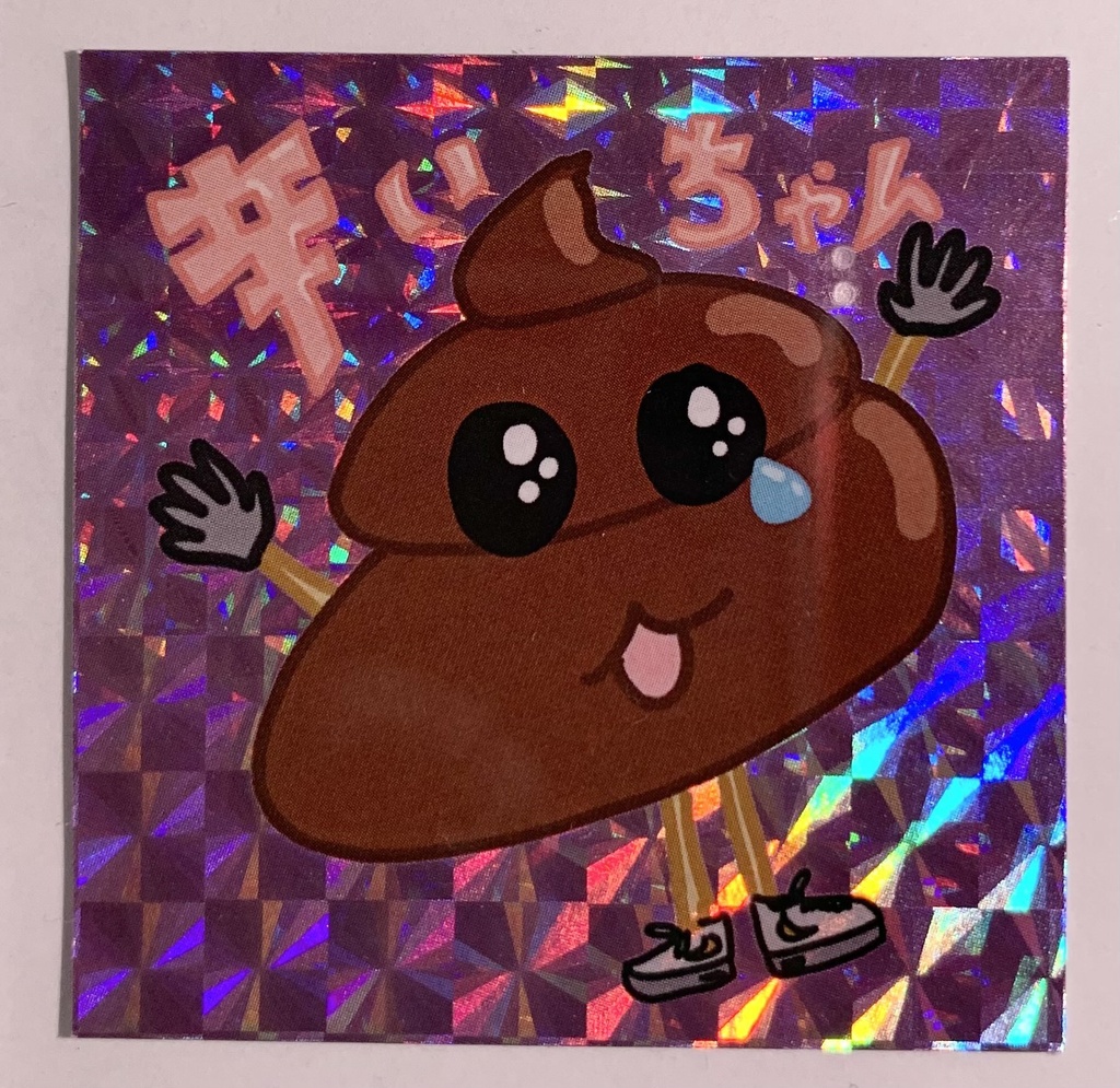 辛いちゃん ホログラムステッカー