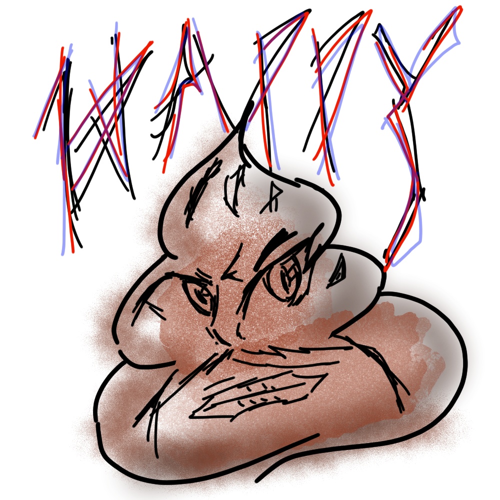 劇画調Happy君 ホログラムステッカー