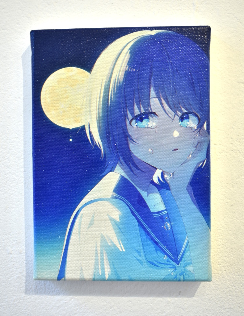 キャンバスプリント『涙月』