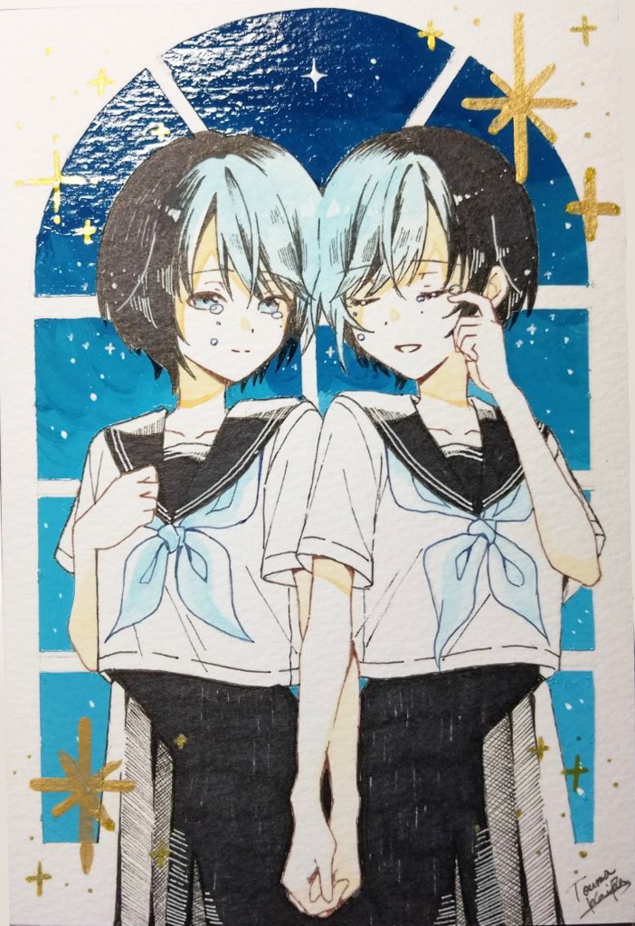 原画「あなたがいるから」