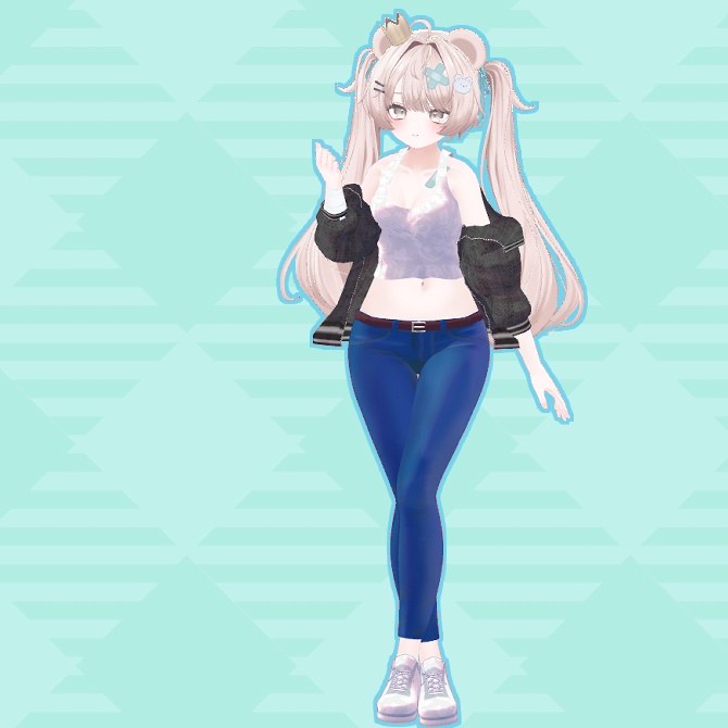 へそ出しスキニー【2アバター対応】