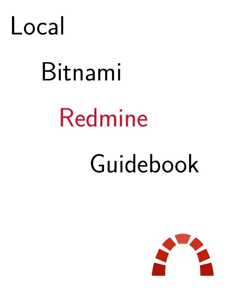 Local Bitnami Redmine Guidebook（紙+電子）