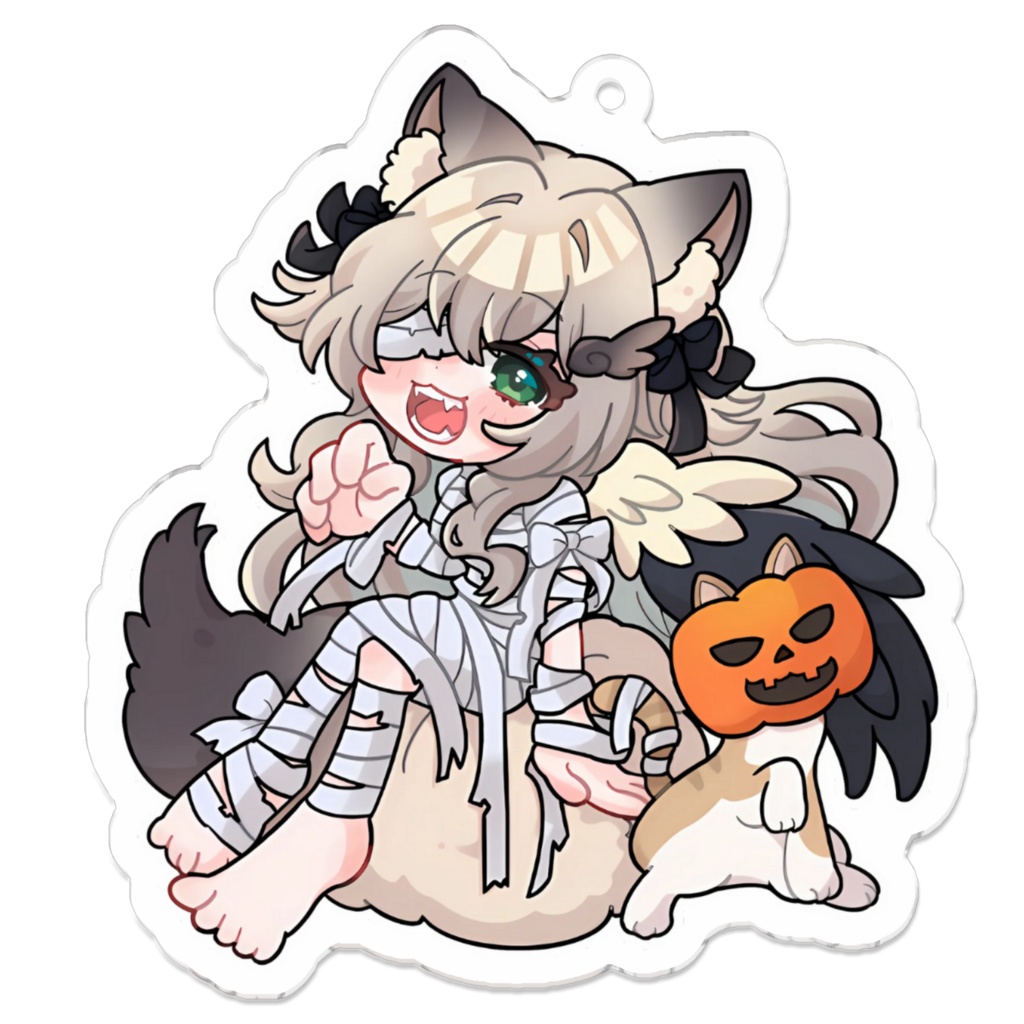みんなこわがれ~!ハロウィンキーホルダー