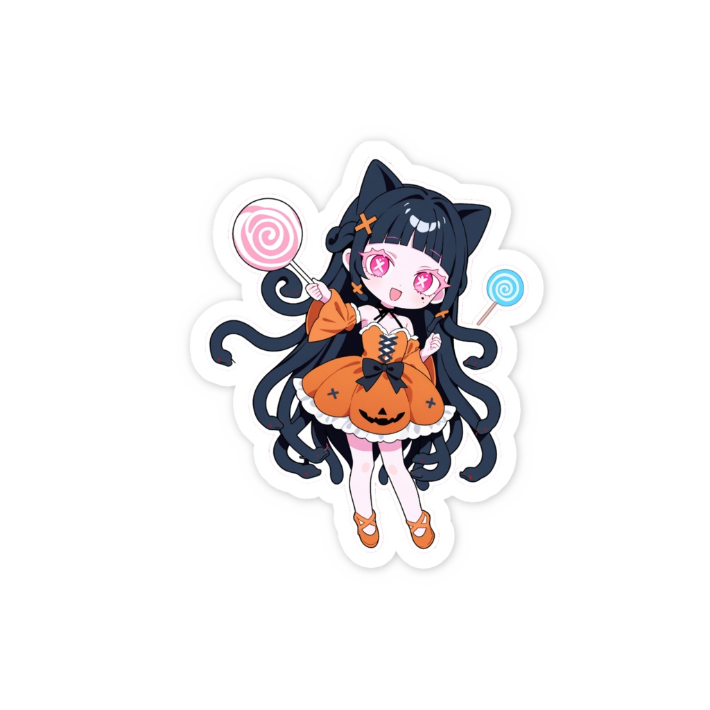 夕夏チャン!ハロウィンステッカー