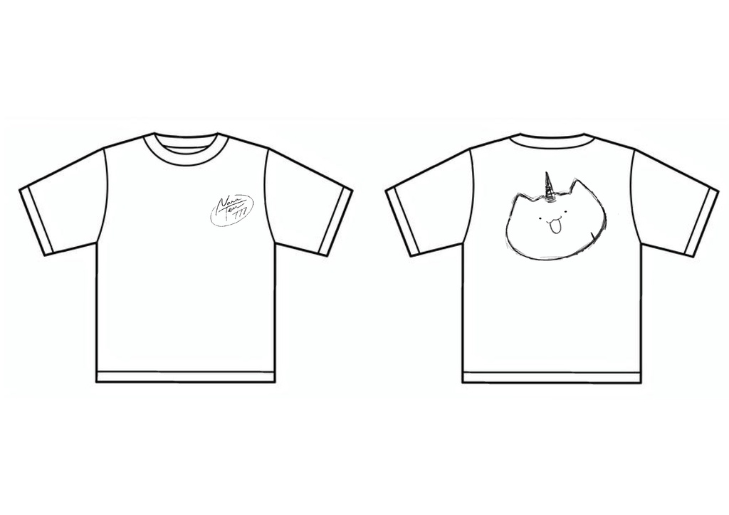 2週間限定販売！】三星ナナミ特製Tシャツ【登録者10万,20万人記念 