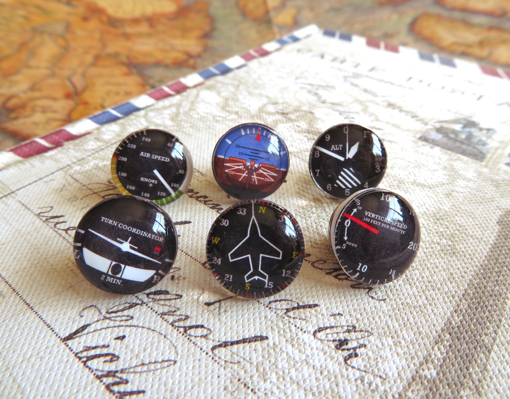 【選べる】航空計器ピンバッジ第一弾