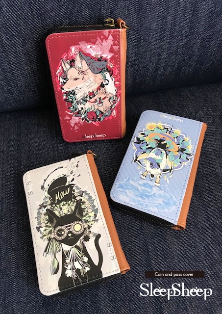 【コインパスケース】動物の花束シリーズ