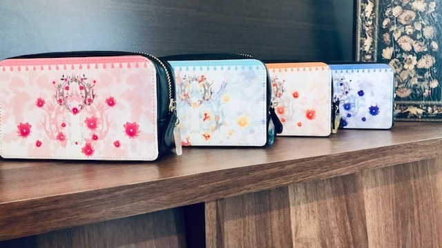 【ボックスポーチ】四季鹿シリーズ