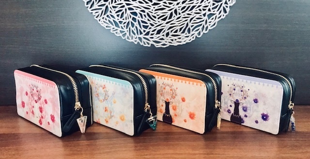 【ボックスポーチ】四季鹿シリーズ