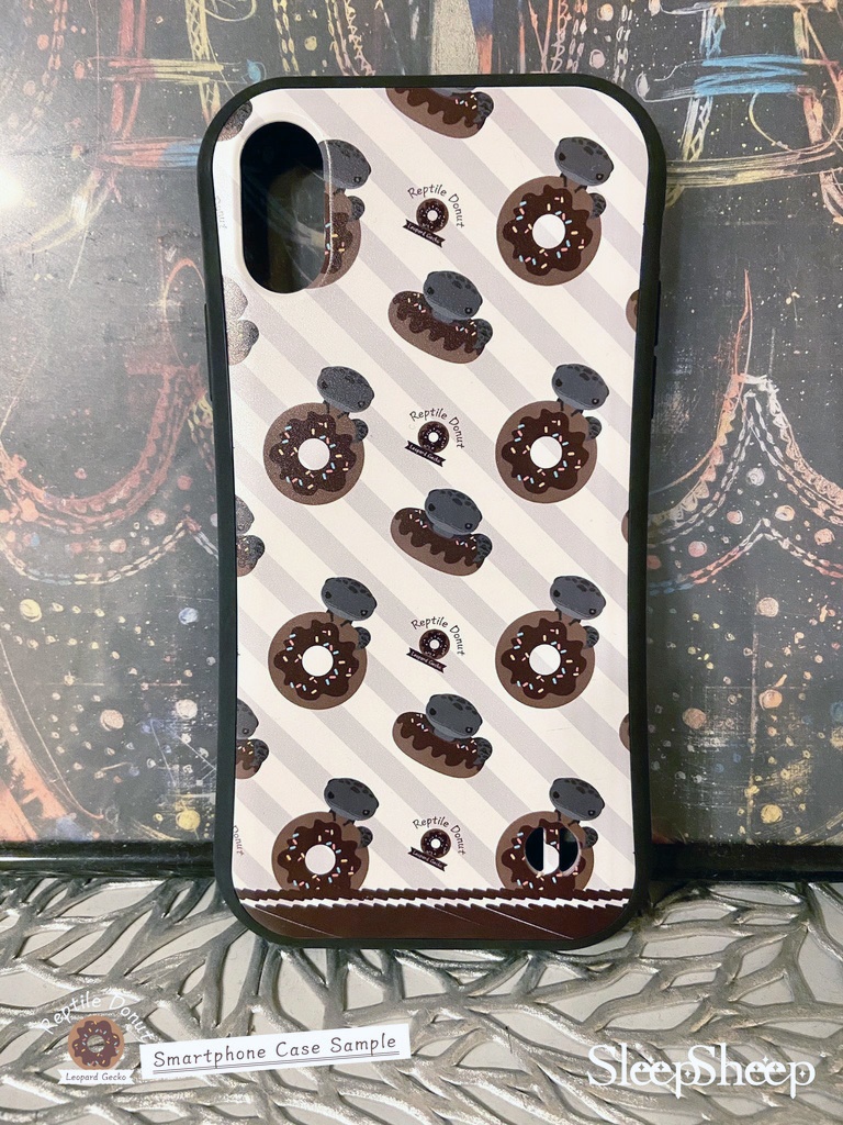 【スマホケース】Reptile Donuts