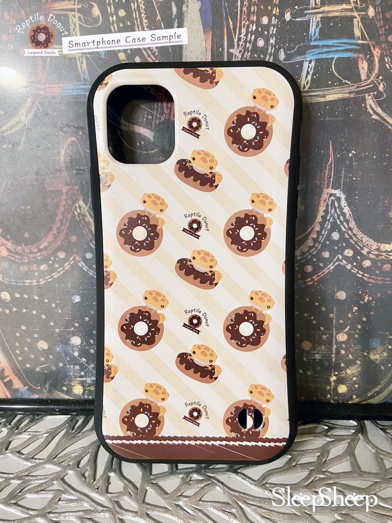 【スマホケース】Reptile Donuts