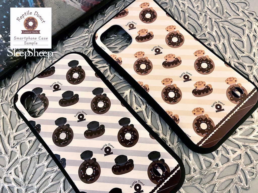【スマホケース】Reptile Donuts