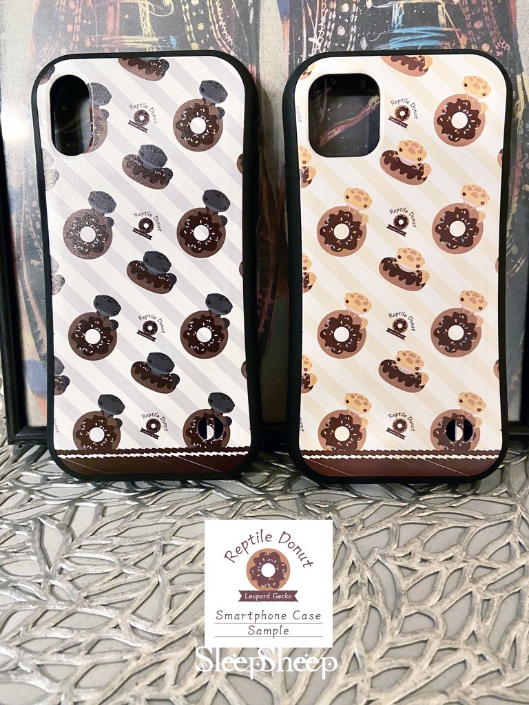 【スマホケース】Reptile Donuts