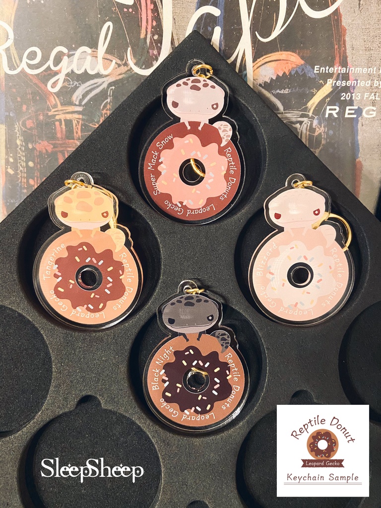 【キーホルダー】Reptile Donuts